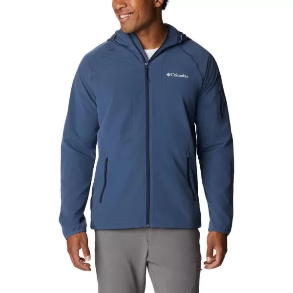 Columbia Mens Tall Heights Hooded SoftshellDark Mountain