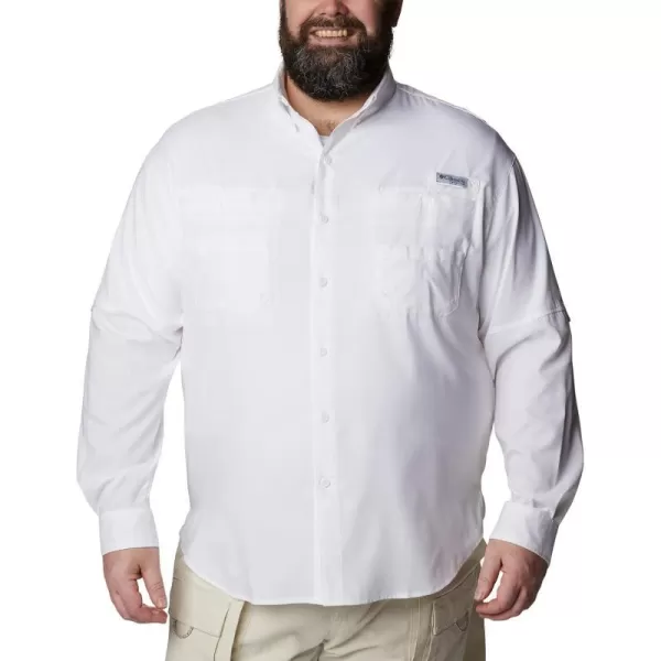 Columbia Mens Tamiami Ii Long Sleeve ShirtWhite