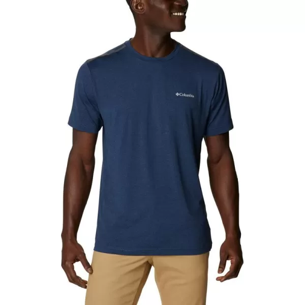 Columbia Mens Tech Trail Crew NeckBright Geranium