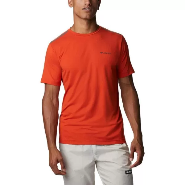 Columbia Mens Tech Trail Crew NeckFlame