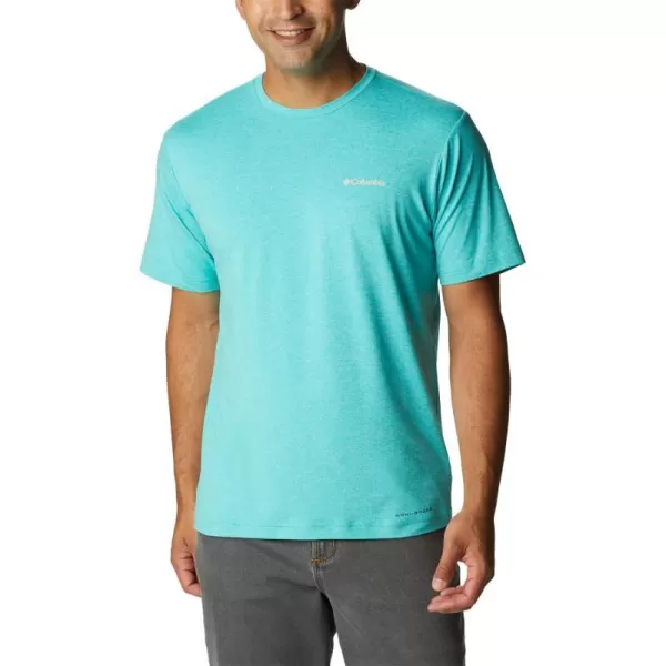 Bright Aqua Heather/Moonscape Graphic