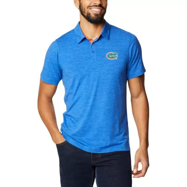 Columbia Mens Tech Trail PoloFlorida Gators Fla  Azul