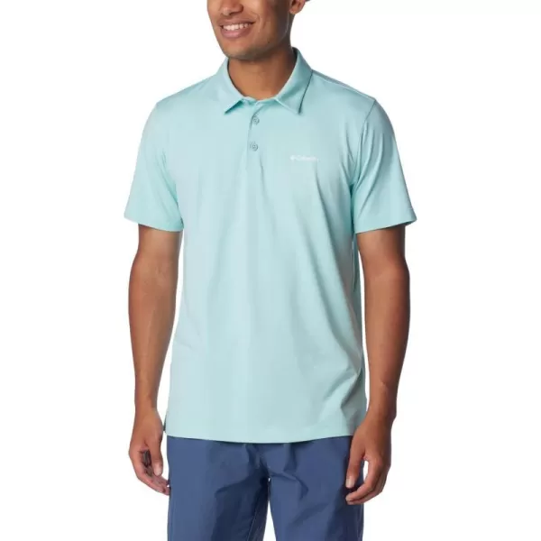 Columbia Mens Tech Trail PoloSpray Heather