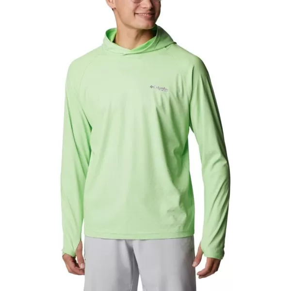 Columbia Mens Terminal Deflector Ice HoodieGreen Mamba