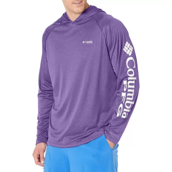 Vivid Purple Heather, White Logo