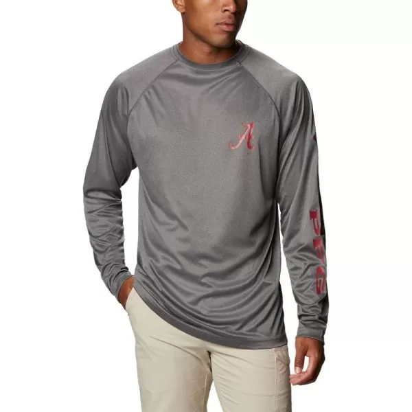 Columbia Mens Terminal Tackle Long Sleeve Shirt Wicking MaterialAlabama Crimson Tide 18