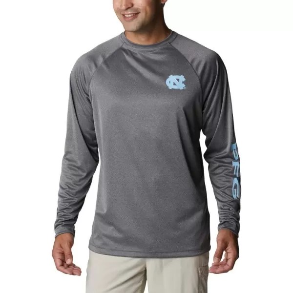 Columbia Mens Terminal Tackle Long Sleeve Shirt Wicking MaterialNorth Carolina Tar Heels 15