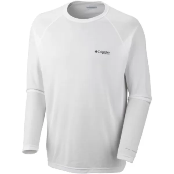 Columbia Mens Terminal Tackle Long Sleeve Shirt Wicking MaterialWhitePfg Tarpon 2