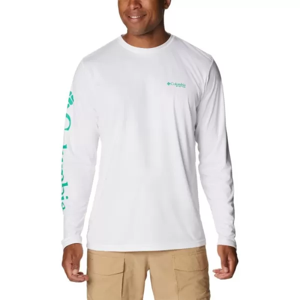 Columbia Mens Terminal Tackle PFG Carey Chen LsWhiteCircuit Mahi Hookup