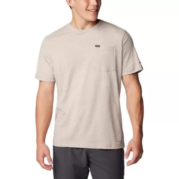 Columbia Mens Thistletown Hills Pocket TeeDelta Heather