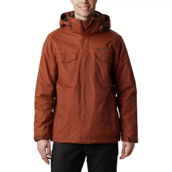 Columbia Mens Timberline Triple Interchange Winter JacketDark Amber