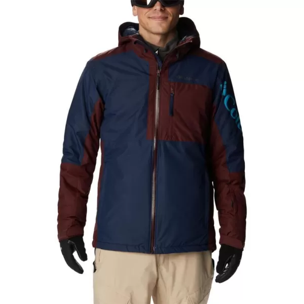 Columbia Mens Timberturner Ii JacketCollegiate NavyElderberry