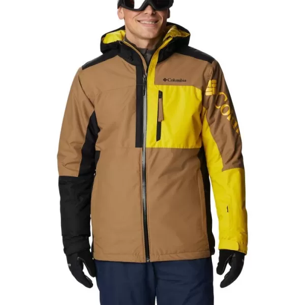 Columbia Mens Timberturner Ii JacketDeltaBlackLaser Lemon