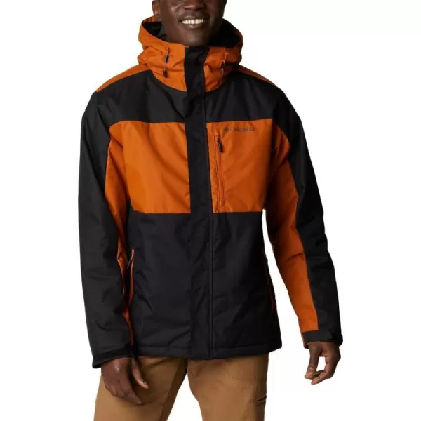 Columbia Mens Tipton Peak Ii Insulated JacketBlackWarm Copper