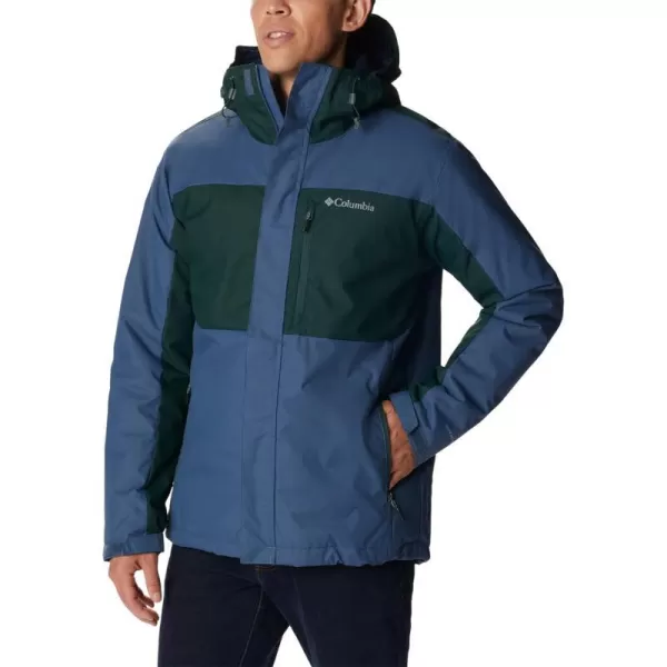 Columbia Mens Tipton Peak Ii Insulated JacketDark MountainSpruce