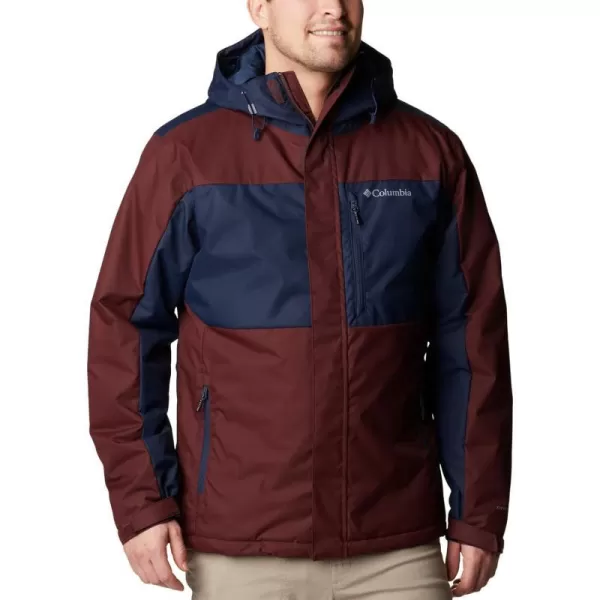 Columbia Mens Tipton Peak Ii Insulated JacketElderberryCollegiate Navy