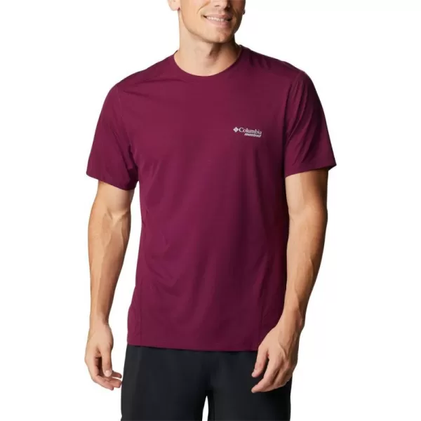 Columbia Mens Titan Ultra Iii Short SleeveMarionberry