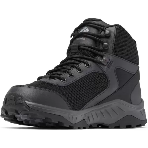 Columbia Mens Trailstorm Ascend Mid Waterproof Hiking ShoeBlack Dark Grey