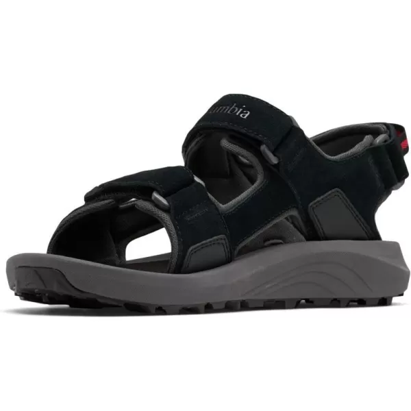 Columbia Mens Trailstorm Hiker 3 Strap Sport SandalBlackDark Grey