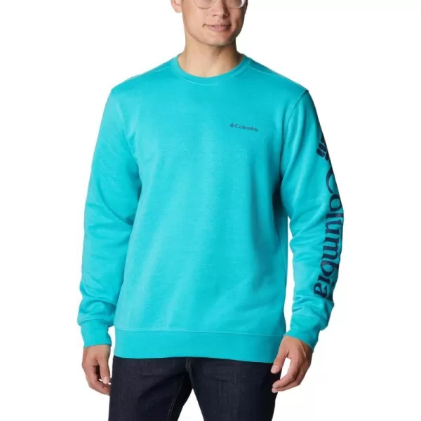 Bright Aqua Heather/Csc Sleeve Logo