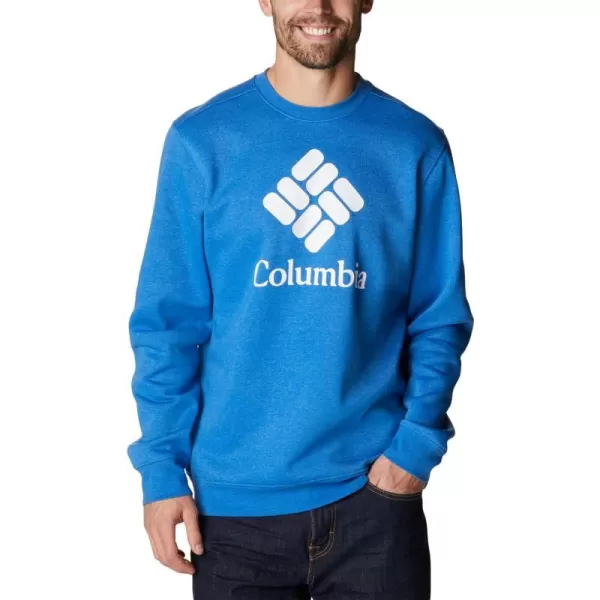 Bright Indigo Heather/Csc Stacked Logo