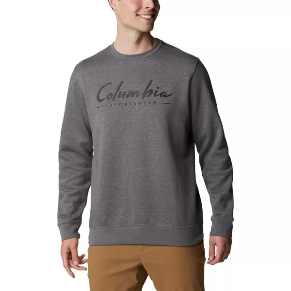 Columbia Mens Trek CrewCharcoal Heather