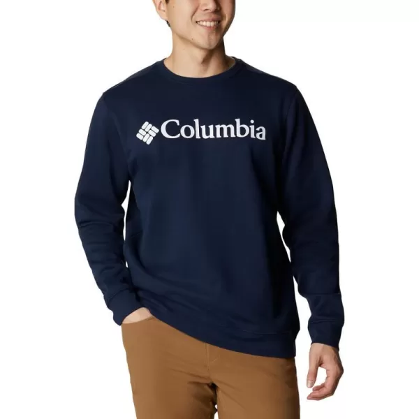 Columbia Mens Trek CrewCollegiate Navy Csc Branded Logo