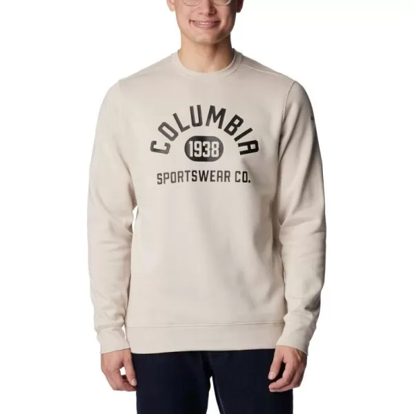 Columbia Mens Trek CrewDark Stone College Life Graphic