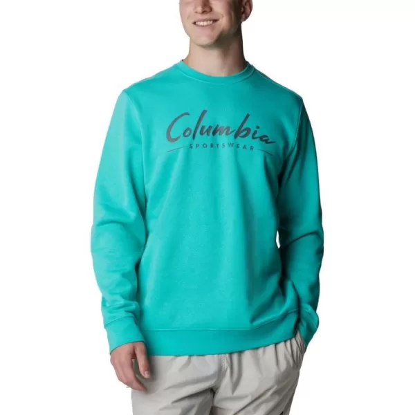 Columbia Mens Trek CrewElectric Turquoise