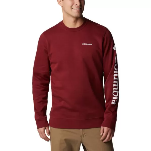 Columbia Mens Trek CrewRed JasperCsc Sleeve Logo