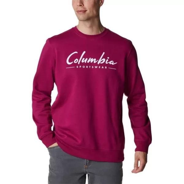 Columbia Mens Trek CrewRed Onion