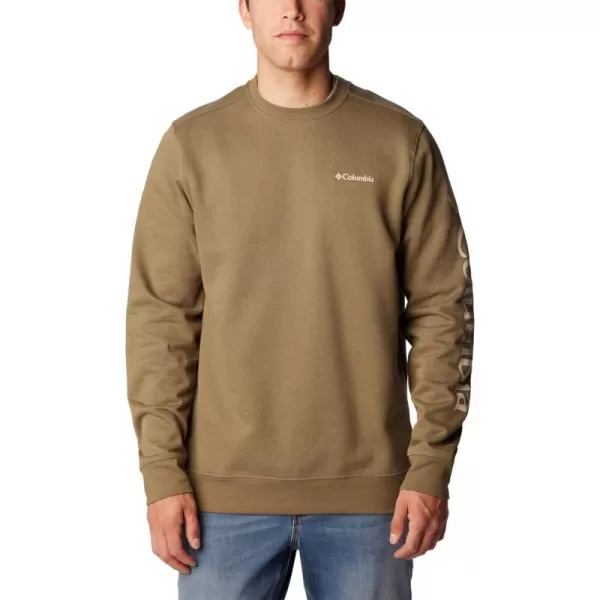 Columbia Mens Trek CrewStone Green Csc Sleeve Logo