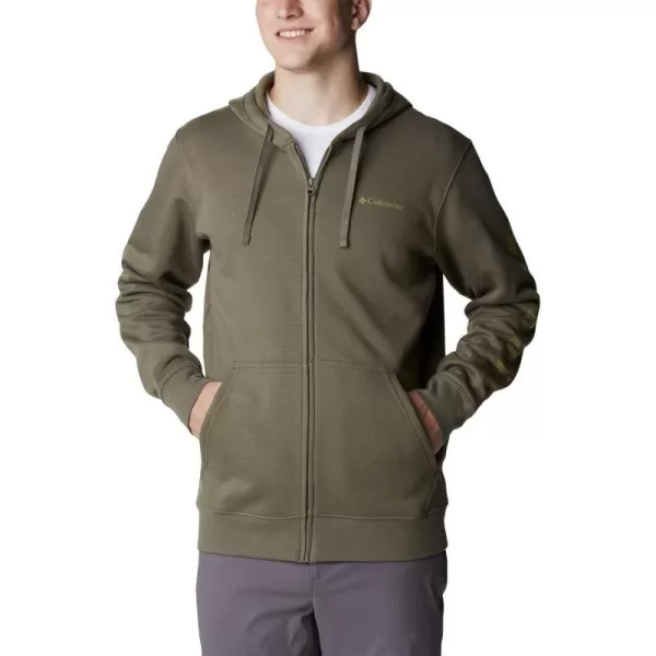 Columbia Mens Trek Full Zip HoodieStone Green