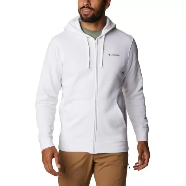 Columbia Mens Trek Full Zip HoodieWhite