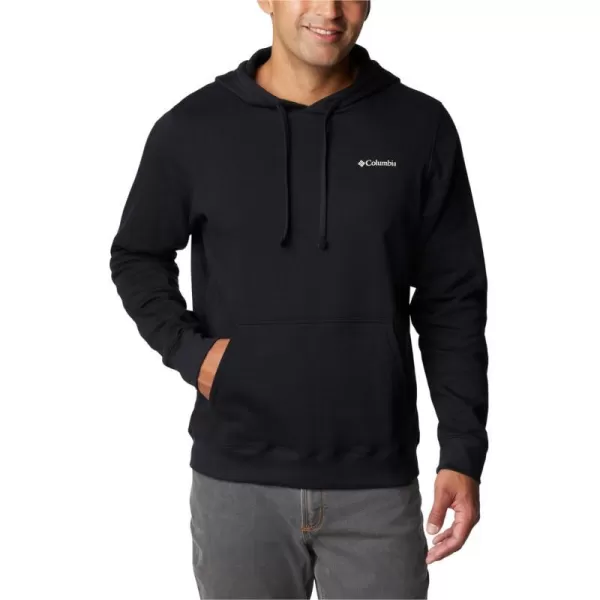 Columbia Mens Trek Graphic HoodieBlack  Checkered Range Graphic