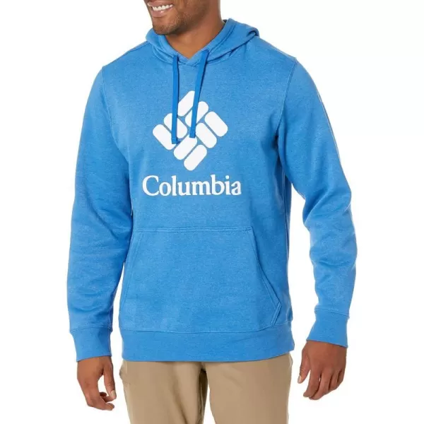 Bright Indigo Heather/Csc Stacked Logo