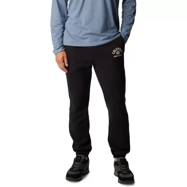 Columbia Mens Trek JoggerBlack College Life Mini Logo