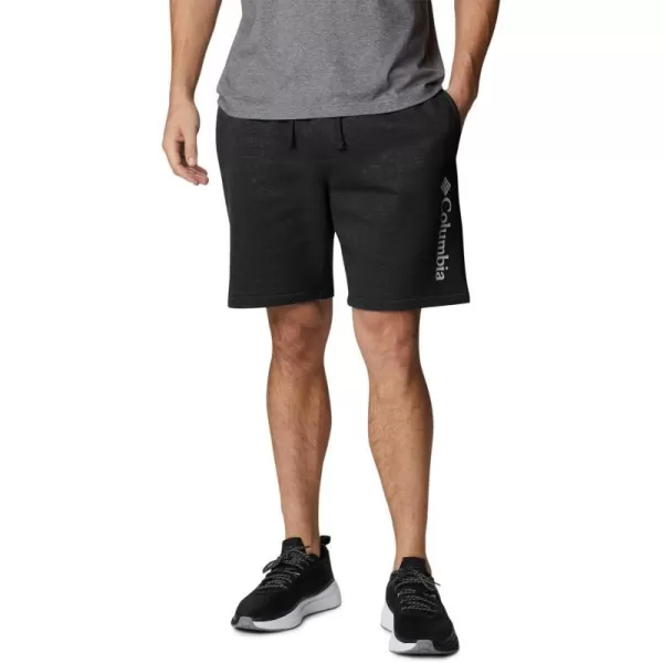 Columbia Mens Trek ShortBlackWhite Vertical Logo