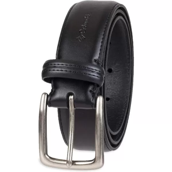 Columbia Mens Trinity Logo Everyday Casual Dress Belt Regular and Big and Tall SizingBlack