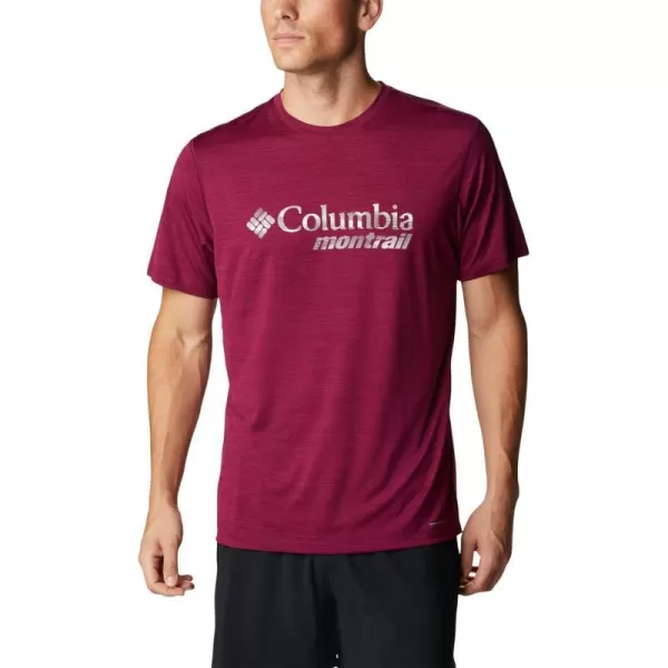 Columbia Mens Trinity Trail Graphic TeeMarionberry