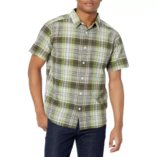 Columbia Mens Under Exposure Yarn Dye Short Sleeve ShirtMatcha Madras