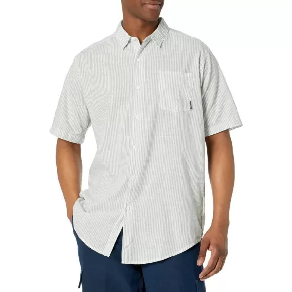 Columbia Mens Under Exposure Yarn Dye Short Sleeve ShirtNiagara Oxford Stripe