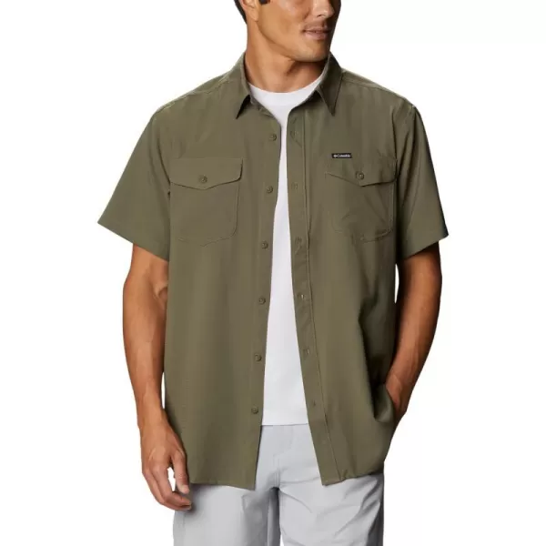 Columbia Mens Utilizer Ii Solid Short Sleeve ShirtCane