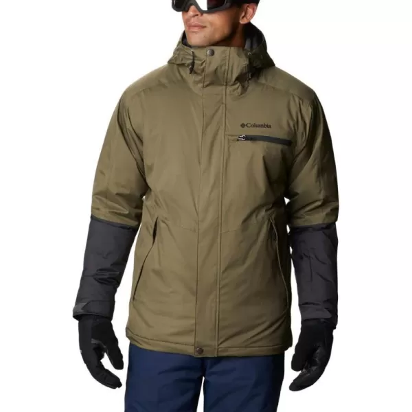 Columbia Mens Valley Point JacketStone GreenShark