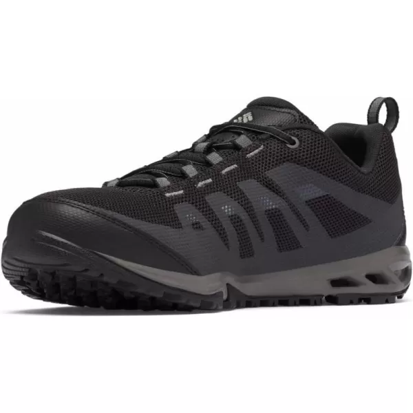 Columbia Mens Vapor Vent Fashion SneakerBlack Black  White 010