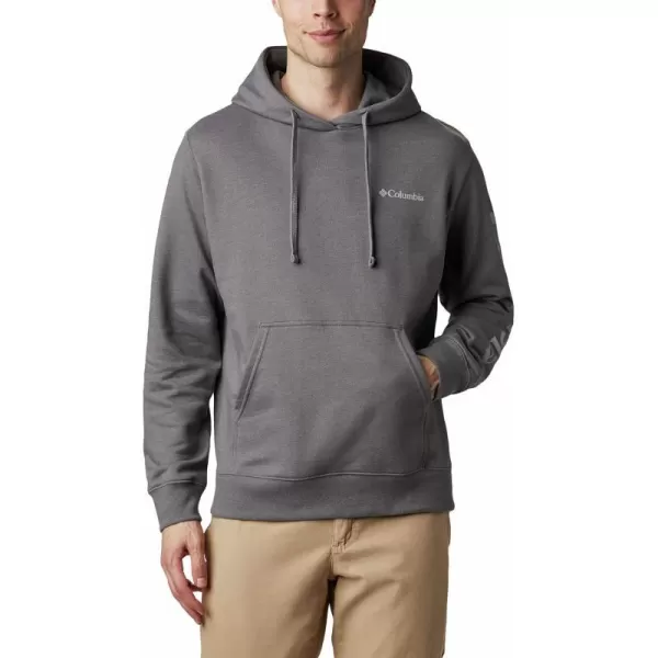 Columbia Mens Viewmont Ii Sleeve Graphic HoodieCity GreyColumbia Grey