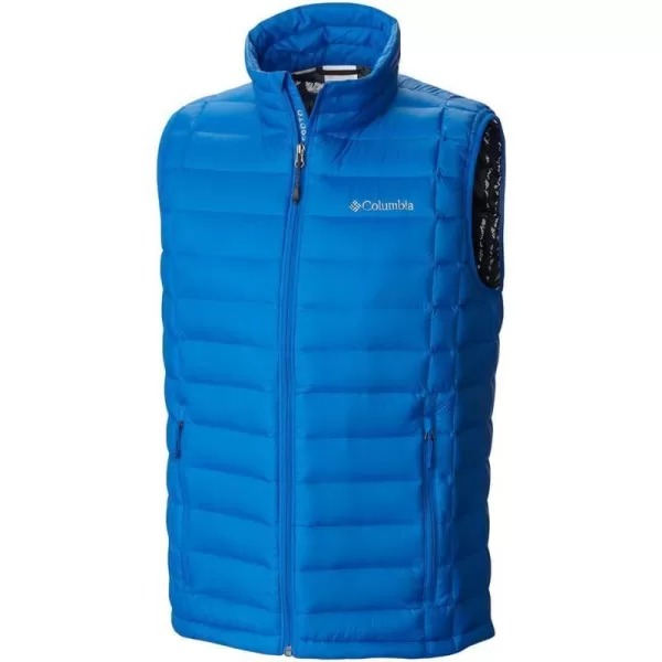 Columbia Mens Voodoo Falls 590 TurboDown Vest Thermal Reflective WarmthSuper Blue