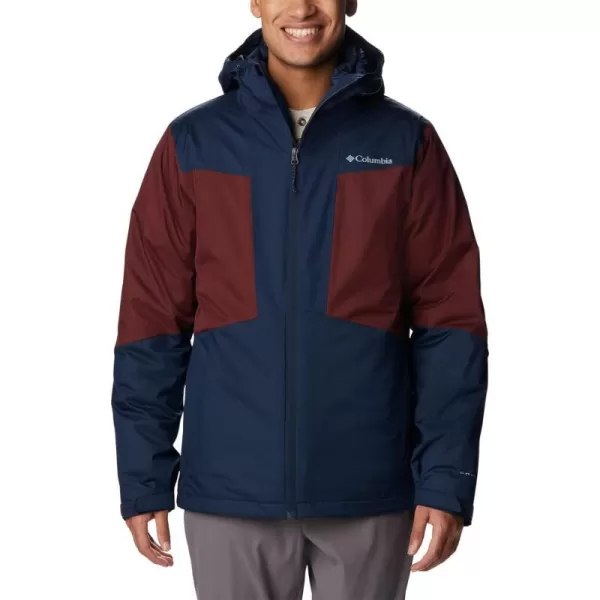 Columbia Mens Wallowa Park Interchange JacketCollegiate NavyElderberry