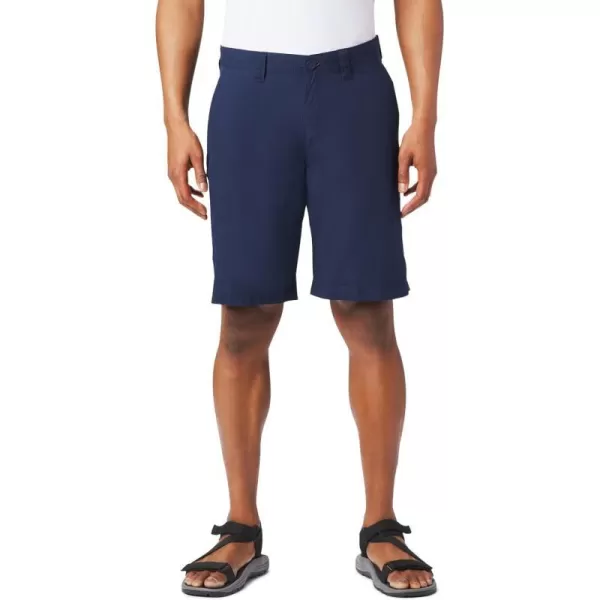 Columbia Mens Washed Out Short Cotton Classic FitClassic Collegiate Navy