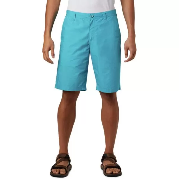 Columbia Mens Washed Out Short Cotton Classic FitClear Water